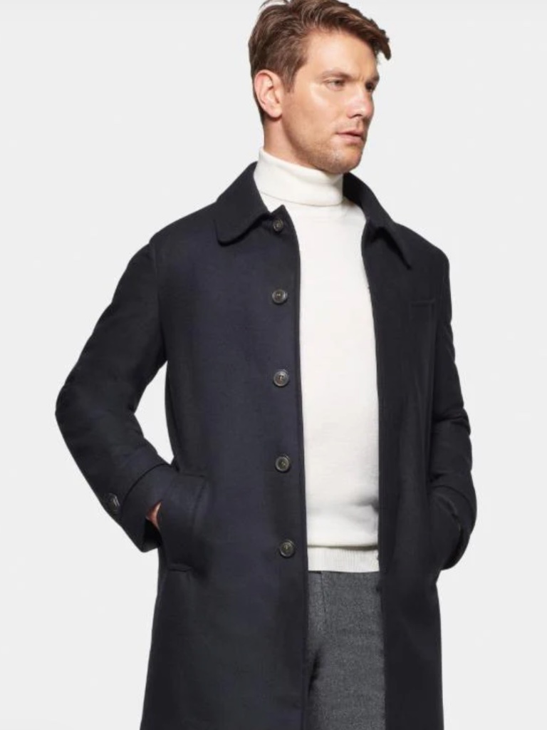 Norwegian Wool Euro Wool Coat | Small, Black — image 4 of 6